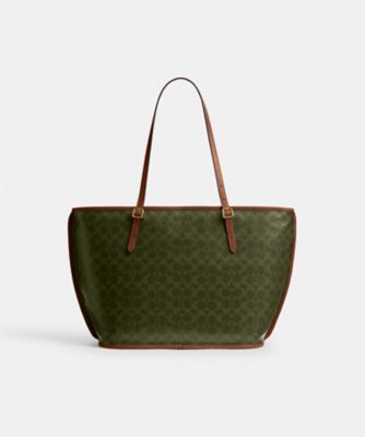 COACH シグネチャー トートバッグ タクシー トート バッグ・シグネチャー キャンバス | COACH